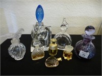 Lot of perfume bottles incl. Cartier and Lalique