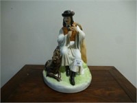 Hungarian Zsolnay porcelain figural group