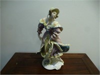 Continental porcelain figure of a lady