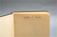 Signed by Arthur C. Clarke: THE STRANGE INVADERS.