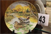 KNOWLES CHINA JERNER'S DUCKS COLLECTIBLE PLATE No