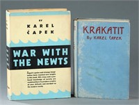 2 Books incl: Karel Capek. WAR WITH THE NEWTS.