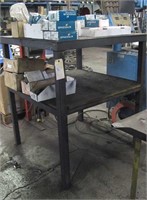 3' X 3' X 43" T - Steel Work Table