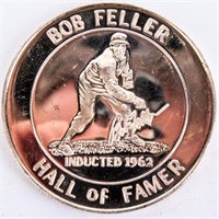 Coin Bob Feller .999 Silver 1 Ounce Commemorative