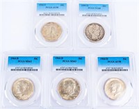 Coin 5 PCGS Graded Early Type Coins  Nice!