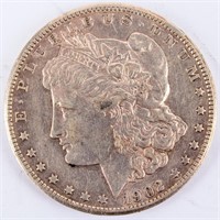 Coin 1902-S  Morgan Silver Dollar Extra Fine