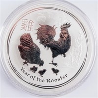 Coin 2017 Australia 1$ .999 Year of The Rooster