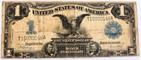 Coin 1899 $1 Black Eagle Silver Certificate
