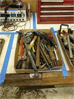 Box lot of tools