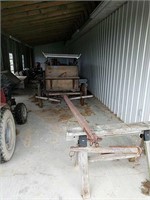 12 Foot Wooden Wheel Buckboard Wagon