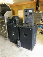 Peavey Amplifier And Speakers As Shown