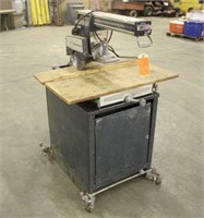 Power Craft 10" Radial Arm Saw with Cabinet