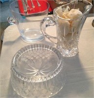 Lead Crystal Dog Bowl-Tiffany & Co.; Ice Bucket,