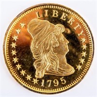 Coin Replica U.S. 1795 $  999 Silver 1 Ounce