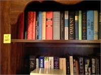 Books, Miscellaneous Items on One Bookshelf