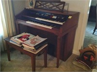 Lowrey Electric Organ with Sheet Music