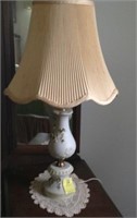 Pair of Lamps, One Drawer Side Table,