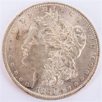 Coin 1881-O Morgan Silver Dollar AU