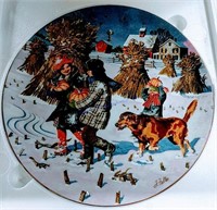 10 John Falter Series Decorative Plates