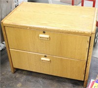 Wooden 2-Drawer Lateral Filing Cabinet