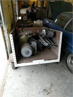 Utility trailer with generator
