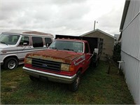 1987 Ford F-350 With A 12 Foot Stake Body