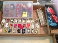 Costume Jewelry- (2) Small Jewelry Boxes with