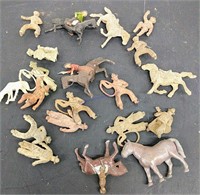 Assorted Horses And Cowboys