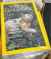 Stack Of Unopened National Geographic