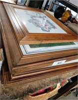 Wooden Framed Pictures And Mirrors