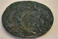 Antique Asian Large Carved Pendant