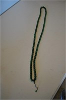 Antique Asian Green Stone Necklace 52