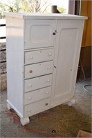 ANTIQUE WHITE CHEST OF DRAWERS ! AR
