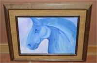 HORSE PAINTING & MIRROR ! HL