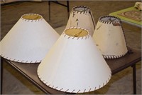 4 EXPENSIVE LAMP SHADES ! AR