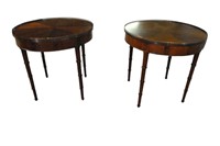 2 Vintage Round Side Tables