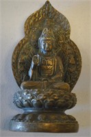 Antique Asian Carved Kwan Yin Sculpture