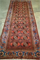 Antique Persian Hamadan Rug 3.8 x 9.11