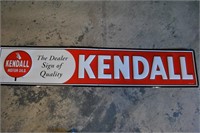 Kendall Oil Metal Sign 11 x 57