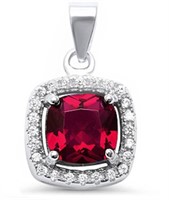 Cushion Cut 2.50 ct Designer Pendant