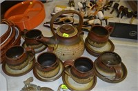 Pottery Tea Set