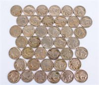 Coin 40 Buffalo Nickels 1916-P