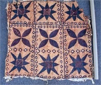Vintage Tapa Polynesian Bark Cloth Tribal Folk Art