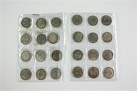 24 PC Assorted Chinese and Japanese Silver Coin