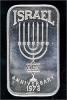 1973 Mother Lode Silver Mint Israel 25th Anniv.