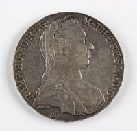 1780 Austrian 1 Thaler Silver (.833) Coin