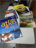 Coffee Table Books & Road Atlas