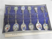 Enameled Collector Spoons