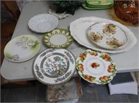 Antique Platters, Serving Plates, etc.