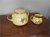 Antique Tea Pot & Creamer